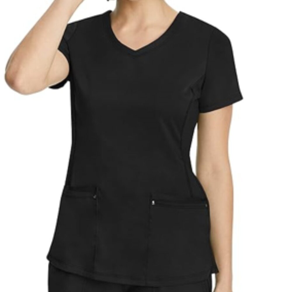 Healing Hands Women's Scrub Top V-Neck with 2 Pockets